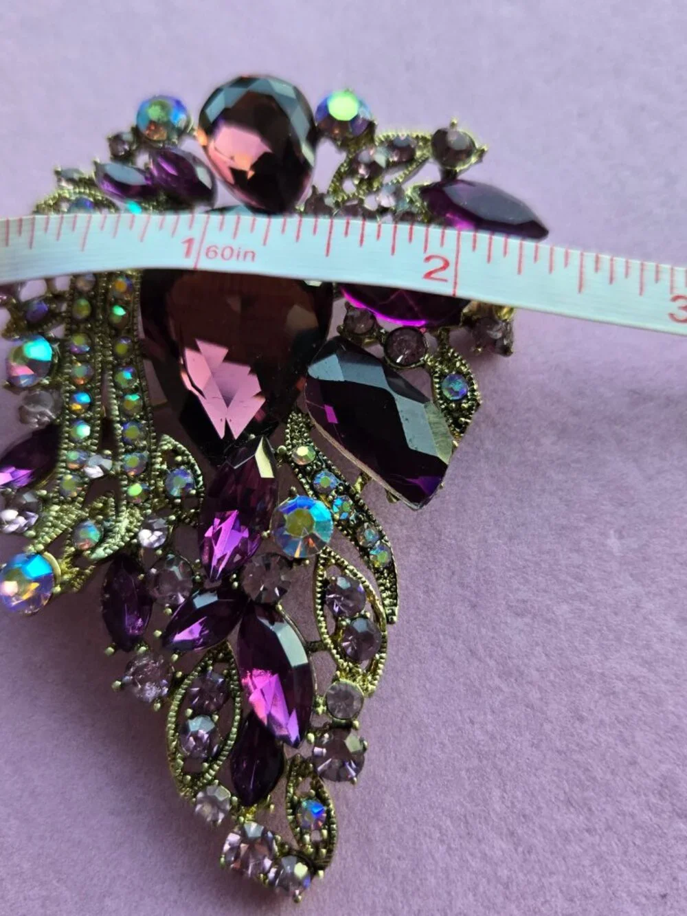 N/A bejewelled purple